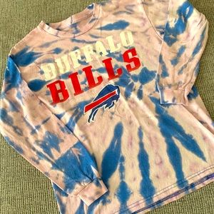 Kids Bleach dye Buffalo Bills T-shirt